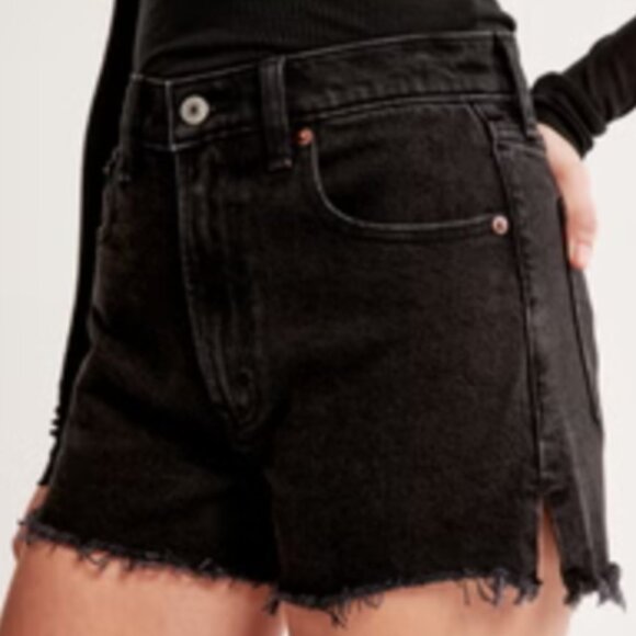 Abercrombie High Rise Mom Short - Picture 1 of 4